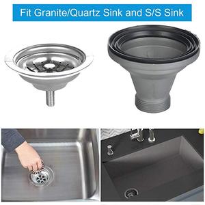 Assemblaggio di Filtro per Lavello da <span class=keywords><strong>Cucina</strong></span> in Acciaio Inossidabile di Qualità Premium per Scarichi da <span class=keywords><strong>Cucina</strong></span> - Product Image 2