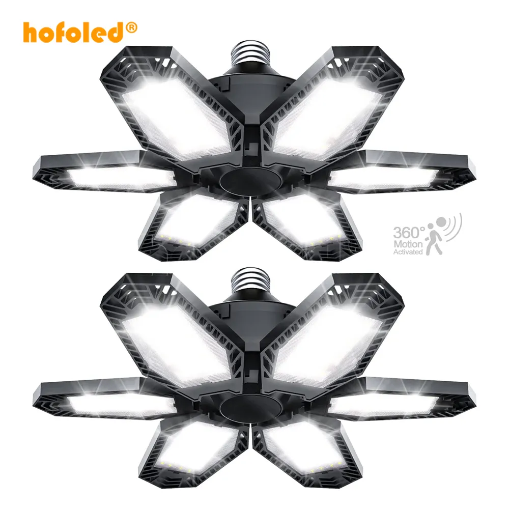 Hofoled hareket aktif depo tavan ışıkları aydınlatma LED ampul fikstür LED dükkanı garaj ışığı