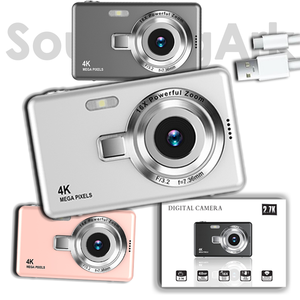 SourcingArk Appareil photo numérique rétro anti-tremblement 16X FHD 1080P, populaire et économique, avec 96 millions de pixels, carte TF, style années 2000 - Product Image 1