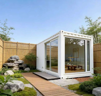 Maison conteneur mobile extensible, maison modulaire préfabriquée avec cuisine complète pour usage résidentiel et commercial