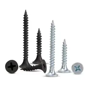 Tornillos gypsum board drywall screw M3.5x25mm bugle head coarse fine thread self tapping sheet rock screws