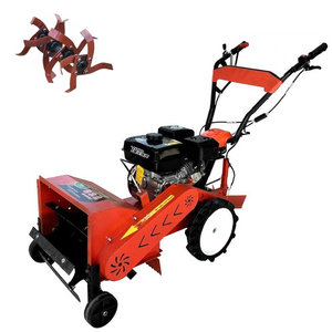Quality Mini Gasoline Agricultural Rotary Ploughing Machine Walk Behind Hand Tractor Land Cultivating Lawn Mower Weeding Machine - Product Image 3