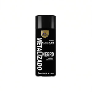 <b>Black</b> Metallic <b>Spray</b> <b>Paint</b> 200ml Heat Resistant for Surfaces - Product Image 2