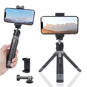 Mechrig portatile Mini treppiede Desktop 360 ° regolabile testa a sfera <span class=keywords><strong>porta</strong></span> cellulare e Kit doppia scarpa fredda - Product Image 1