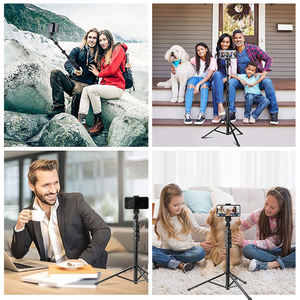 Fotopro-trípode de escritorio para teléfono móvil inteligente, palo <span class=keywords><strong>Selfie</strong></span> de aluminio ligero, 2 en 1, para Vlog - Product Image 6
