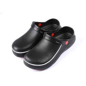 <span class=keywords><strong>Chaussures</strong></span> de chef noires antidérapantes résistantes à l'huile en EVA souple légères et élégantes sans lacets <span class=keywords><strong>pour</strong></span> hommes, idéales <span class=keywords><strong>pour</strong></span> le travail en cuisine - Product Image 2