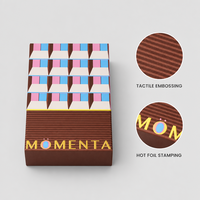 Boîte cadeau chocolat aux couleurs vives, impression personnalisée, écologique, qualité alimentaire, service de conception, emballage de luxe, fabrication OEM directe d'usine