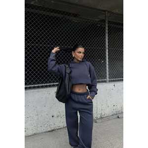 Conjunto Deportivo de Nylon Antracita, Cortavientos y Transpirable, Chaqueta con Capucha de Lujo Personalizada, Talla Grande, Logotipo Bordado, Sólido, Cómodo para Invierno - Product Image 2