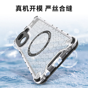 <span class=keywords><strong>เคส</strong></span> TPU รังผึ้งโปร่งแสงกันกระแทก + PC สำหรับ Xiaomi 15 14T redmi <span class=keywords><strong>A5</strong></span> 14C NOTE14 15 Pro รองรับ<span class=keywords><strong>เคส</strong></span>ชาร์จแบบไร้สาย - Product Image 4