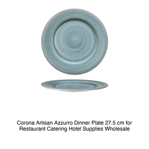 Artisan Blue Flat Plate 27.5 cm Corona Pa1604902724 - Product Image 2