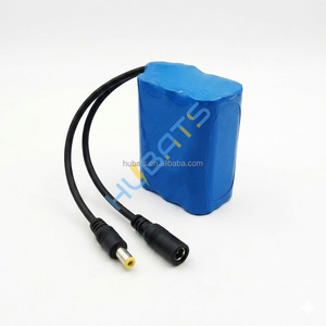 11.1V 5200mAh Li-ion accu pack 12V 5200mAh 18650 3S2P 12V Lithium accu pack 5200mAh 11.1V voor LED verlichting 18650 11.1V 5AH - Product Image 1