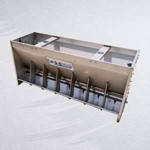 Sistema de Alimentación Automático de Acero Inoxidable Personalizado de Fábrica, Comedero Doble para Cerdos - Product Image 3