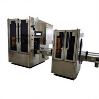 Machine de remplissage industrielle automatique multi-têtes à piston avec alimentation par couvercle et machine de capsulage, pour huile comestible, sirop, boisson, alcool