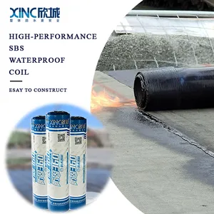 XINC 4 mm Superficie de arena de alto rendimiento SBS Membrana de betún modificada Impermeabilización para techo