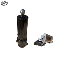 Cylindre hydraulique télescopique pour benne basculante latérale, vérin de levage avec corps en acier inoxydable et piston