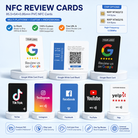 Carte de visite programmable étanche NFC RFID avec code QR 13,56 MHz pour paiement de membre et utilisation hôtelière