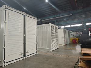 Générateur synchrone 800 kW 1000 kVA, générateur diesel en conteneur pour alimentation primaire, pour raccordement au réseau, groupe électrogène à cabine - Product Image 6