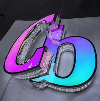 Letreros LED Personalizados para Recepción de Negocios, Letras Perforadas de Acrílico 3D, Letreros Luminosos para Tiendas, Logotipo Metálico, Letras de Canal LED