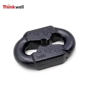 Stainless Steel Forged Brass Connecting Ring Serrated Circular Chain Mining Tyre Protection 16mm 25mm 13mm 2mm 4mm Available