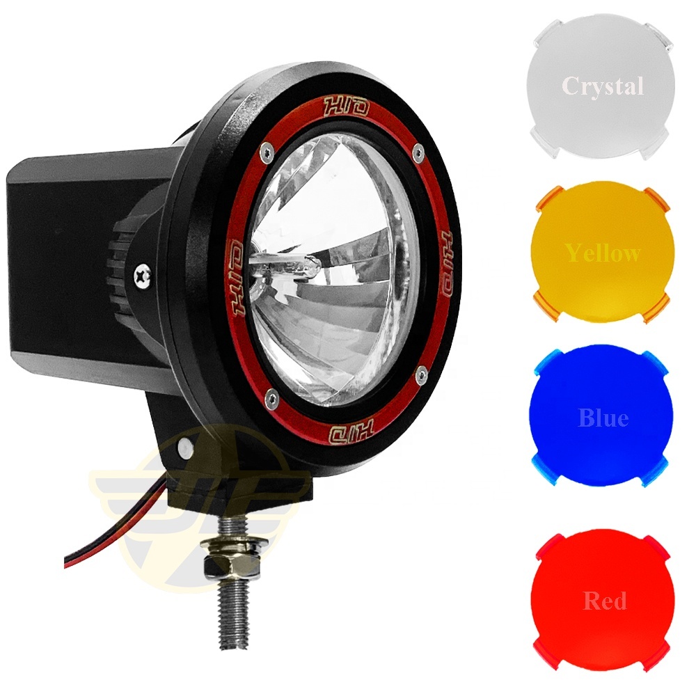 4 Inch HID Spotlights Car Roof Xenon Long Range Searchlight 4x4 Work Light 12V 24V Offroad Car Parts Auto Spare