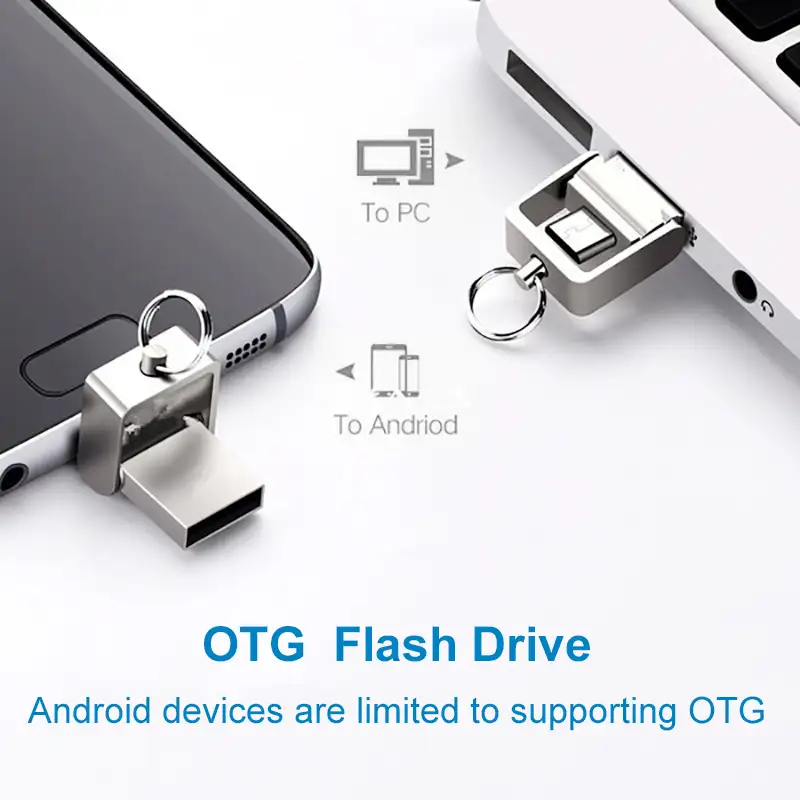 Factory OTG USB Flash Drive Or Type C 3.0 Penドライブ2 1でWith Custom Logo From 8GB To 128GB High Speed Bulk Wholesale