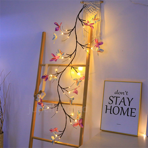 96 LED Bendable Willow Vine Lights for Home Decor-7.5ft, Perfect for Christmas Party and Holiday Ambianc <strong>Homebed</strong> - Product Image 2