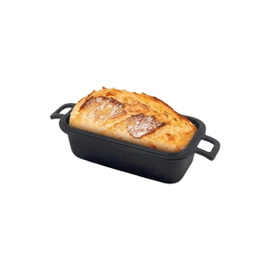 Molde para pan <span class=keywords><strong>de</strong></span> <span class=keywords><strong>hierro</strong></span> fundido con tapa-2 en 1 Sartenes para pan para hornear pan <span class=keywords><strong>de</strong></span> masa fermentada casero - Product Image 6
