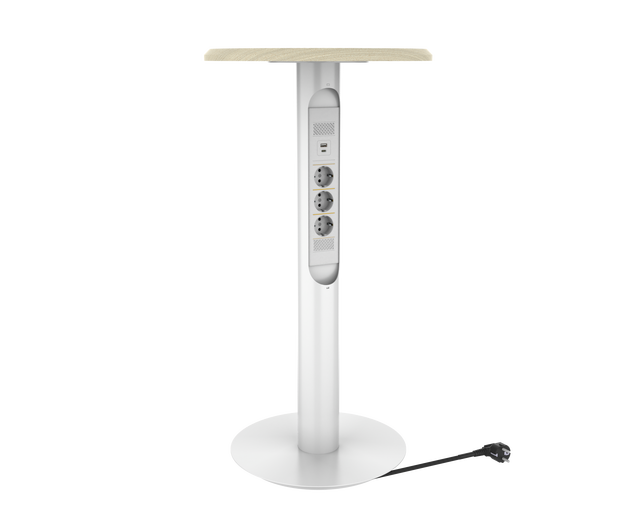 OMNI Mobile Freestanding Power Station Mobile Office Charging Solution with AC and USB Ports