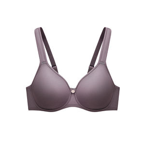 Sujetador minimalista con aros para uso diario, tela de elastano/poliéster, diseño animal, soporte natural, transpirable y cómodo para el día a día. - Product Image 1