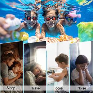 Tapones para los Oídos para Natación, Tapones de Silicona Impermeables para Adultos y Niños, Tapones para Deportes Acuáticos que Mantienen el Agua Fuera del Oído - Product Image 3