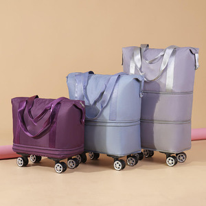 Sac de voyage Oxford à roulettes détachables, nouvelle conception, séparation sec/humide, extensible, universel, durable, pour commandes en gros et mixtes (RTS) - Product Image 1