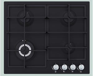 <span class=keywords><strong>Encimera</strong></span> <span class=keywords><strong>de</strong></span> <span class=keywords><strong>Gas</strong></span> esmaltada con Panel <span class=keywords><strong>de</strong></span> vidrio <span class=keywords><strong>de</strong></span> 60cm, 4 quemadores, electrodomésticos <span class=keywords><strong>de</strong></span> cocina domésticos <span class=keywords><strong>de</strong></span> hierro fundido automáticos con batería hechos en China LPG - Product Image 4