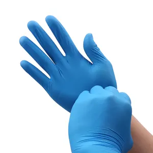 XINGYU eldiven nitril tek kullanımlık muayene üreticileri mavi bahçe iş eldivenleri nitril tozsuz