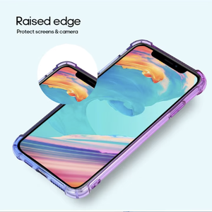 Custodia Bicolore per <span class=keywords><strong>iPhone</strong></span>, Cover Sfumata Colorata Graduale per <span class=keywords><strong>iPhone</strong></span> 15, Custodia Laser Sfumata per <span class=keywords><strong>iPhone</strong></span> 16 17 Trasparente - Product Image 4
