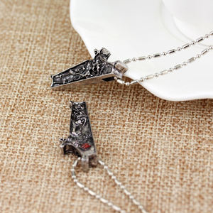 Collana Gotica Nightmare Before Christmas con Ciondolo Jack e Sally, Gioielli alla Moda per Coppie, Regalo <span class=keywords><strong>di</strong></span> <span class=keywords><strong>San</strong></span> <span class=keywords><strong>Valentino</strong></span> - Product Image 4