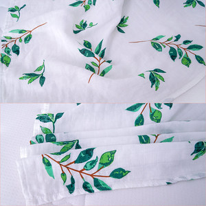 2 capas 60*60 algodón de bambú muselina gasa manta de bebé Swaddle ropa de cama para niños - Product Image 6