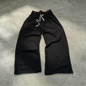 Pantalon de survêtement double taille pour homme, délavé à l'acide et effet usé, nouveau design, tendance, best-seller - Product Image 4
