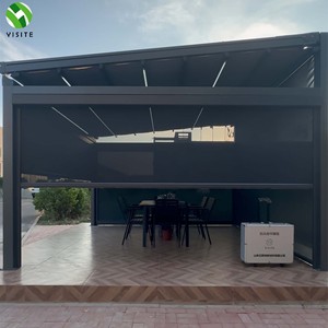 Auvent rétractable horizontal personnalisé <span class=keywords><strong>pour</strong></span> véranda, protection solaire, <span class=keywords><strong>toit</strong></span> <span class=keywords><strong>de</strong></span> véranda - Product Image 3