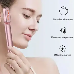 Eye Beauty Massager Red Light Therapy Face Neck EMS Microcurrent Face Massages Anti-Aging Skin Tightening Physical Heating Wand