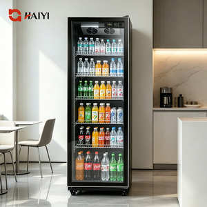 Refrigerador Vertical Comercial de Una Puerta de Vidrio para Bebidas, Exhibidor de Bebidas para Supermercado - Product Image 2