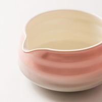 Ensemble de thé matcha Qihuang Matte Powder, imprimé fleurs de cerisier, nouveau style chinois, poterie résistante à la chaleur, bol en céramique, modèle Dehua
