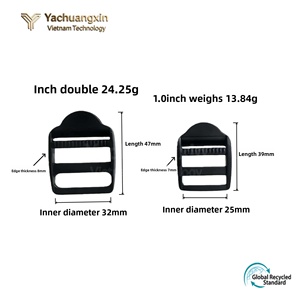 Metal <b>Adjustable</b> Buckle 38mm Classic Style Zinc Alloy <b>Strap</b> Slide for Bag Hanger Accessory - Product Image 3