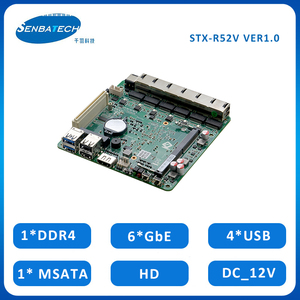 เมนบอร์ดอุตสาหกรรม 6 Lan 5205U แบบไม่มีพัดลม Nano ITX สำหรับการมองเห็นด้วยเครื่องจักรและการอัตโนมัติ - Product Image 5