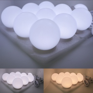 Lampes de courtoisie USB style vanity, 10 ampoules LED à intensité variable pour miroir de maquillage et coiffeuse - Product Image 4
