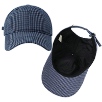 Casquette de baseball Oxford brodée réglable avec lettres à pois et nœuds, design à large bord toutes saisons, personnalisable, unisexe