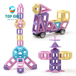 TopOne usine directe en gros aimant magique en plastique jouet constructeur bloc de construction carreaux tige jouets - Product Image 3