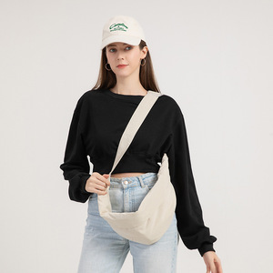 Sac de Poitrine Femme Style Japonais Vert Grande Capacité Fermeture Éclair Sac Bandoulière Portable Tenues Quotidiennes Printemps 2025 - Product Image 4