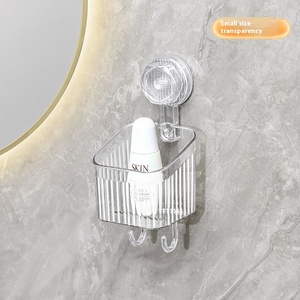 Portaoggetti Girevole a Parete a Singolo Livello in Plastica con <span class=keywords><strong>Ventosa</strong></span> Senza Foratura per <span class=keywords><strong>Asciugamani</strong></span> e Utensili da <span class=keywords><strong>Bagno</strong></span> - Product Image 6