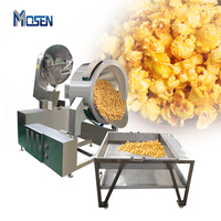 Machine de fabrication de pop-corn au gaz industriel, automatique et commercial Ligne de production de pop-corn gastronomique caramel à vendre