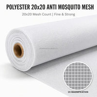Moustiquaire en polyester 20x20 mailles, personnalisable, haute visibilité, fiable, pour fenêtres, protection contre les insectes